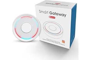 ORIKLON ZigBee Gateway and Bluetooth Hub, 2.4 GHz Dual Mode ZigBee Gateway, Wireless Smart Home Bridge Support Tuya Devices Remote Control, Gateway Hub Support Voice Control via Alexa