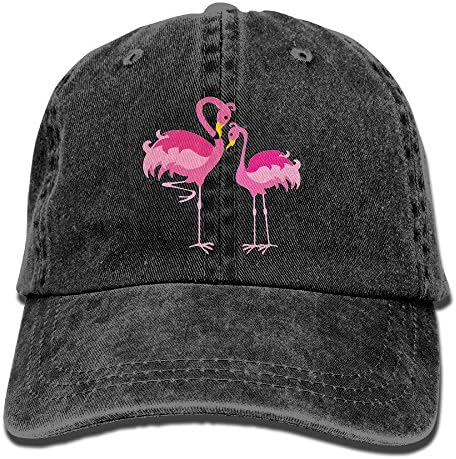 Pink Flamingos Retro Unisex Washed Dyed Cotton Twill Low Adjustable Baseball Hat