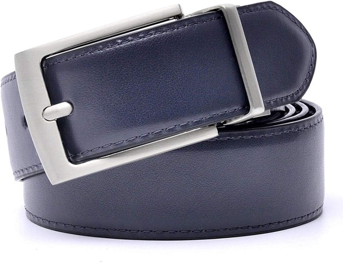 Male Reversible Leather Belt Men Business Trouser Belt Amazon.co.uk