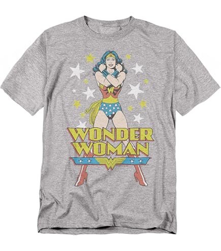 Amazon.com: DC Comics Womens/Ladies Wonder Woman Logo Fitted T