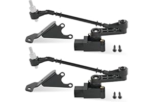 PRORONRA Pair Air Suspension Front Left & Right Ride Height Level Sensor Replacement for Land Rover Range Rover 2003-2009 Driver/Passenger Side Height Level Sensor LR020626 LR020627 RQH500431 RQH500420