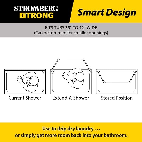 STROMBERG CARLSON EXT-3542 EXTEND-A-SHOWER