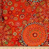 Kaffe Fassett Millefiore Tomato Fabric By The Yard