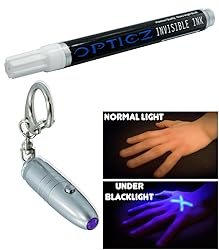 Opticz Blacklight Reactive Invisible Blue Ink All