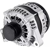 Alternator 12V 170A 6-Groove Pulley Clockwise Replace 13552642 | Compatible with Chevrolet Traverse 2018-2022 3.6L V6 Compatible with Buick Enclave 2018-2022 3.6L V6