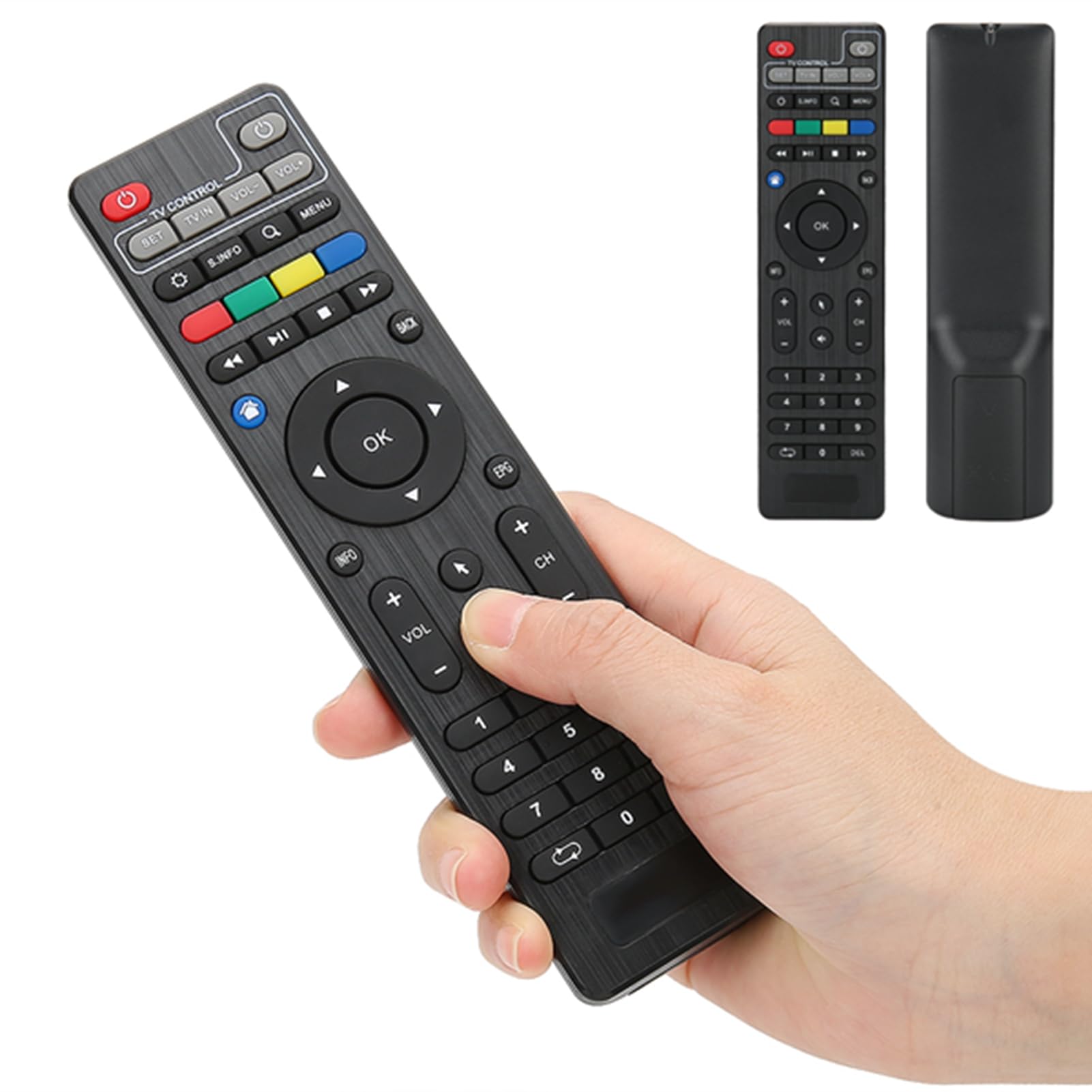 Akozon Tvip Remote Control, TV Television Set Top Box Remote Controller for Tvip410, Tvip412, Tvip415, Tvip605, TvipS300