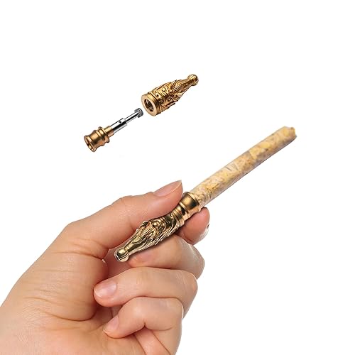 Free Boy Vintage Solid Brass Cigarette Roller,Cigarette Rolling Machine  Manual, Roller Machine-Cigarette Maker Machine Can Fit 70~75mm Rolling  Paper (Columnar Shape) in Saudi Arabia