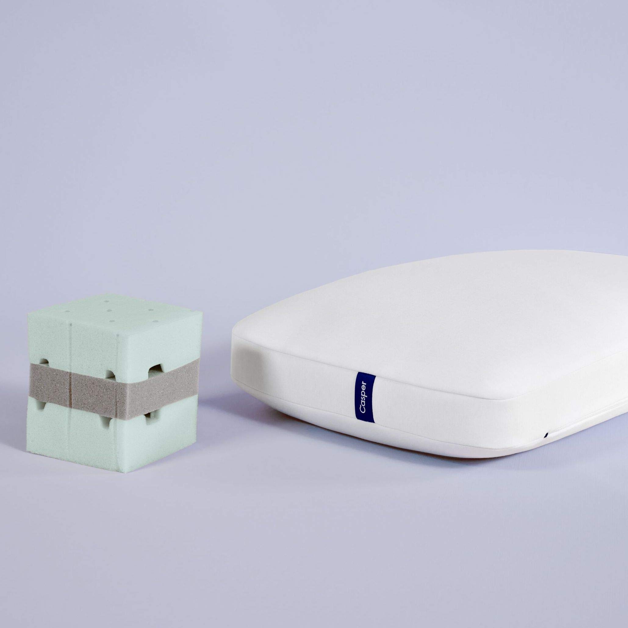Casper Sleep Foam Pillow for Sleeping King White King Foam Pillow | amzdealz