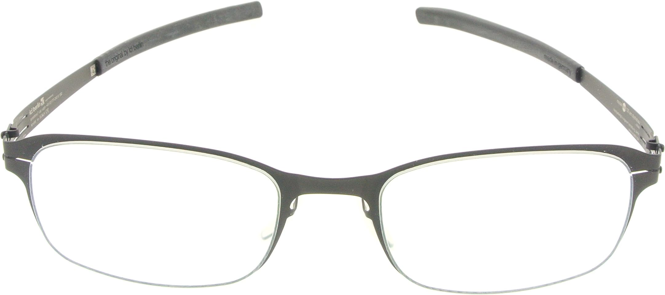 ic! berlin Eyeglasses 133 Am Dachsbau Black Frames New
