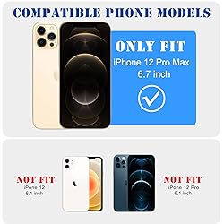 HYUEKOKO Compatible with iPhone 12 Pro Max 6.7 Inch