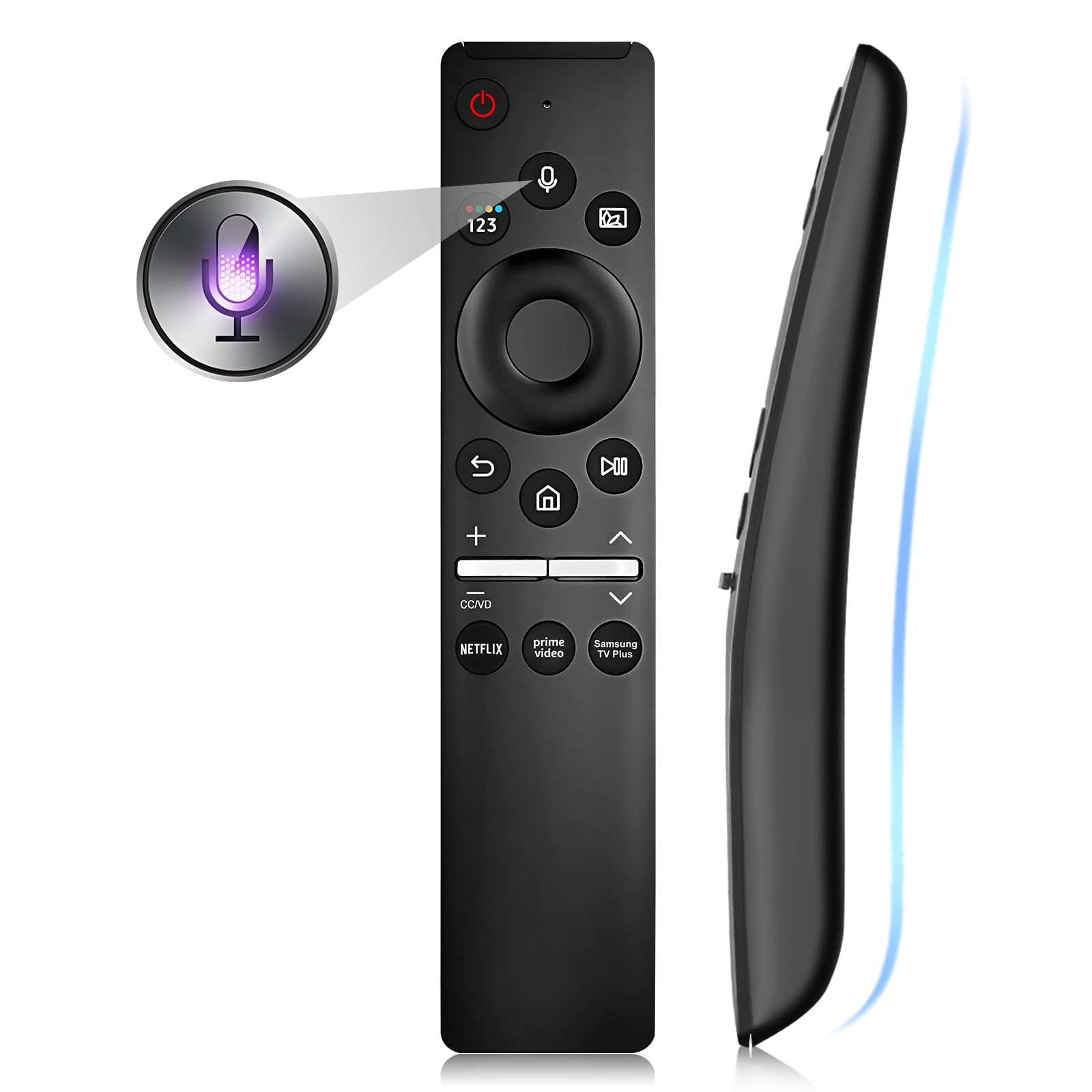 Photo 1 of Voice Remote for Samsung Smart TV Remote Control Replacement BN59-01330A Fit for All Samsung Remote with Voice Function for S-amsung Frame Crystal UHD Curved Neo QLED OLED Smart TVs