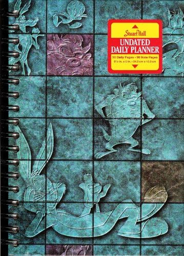 Stuart Hall Undated Daily Planner - Bugs & Taz Abstract Hardback