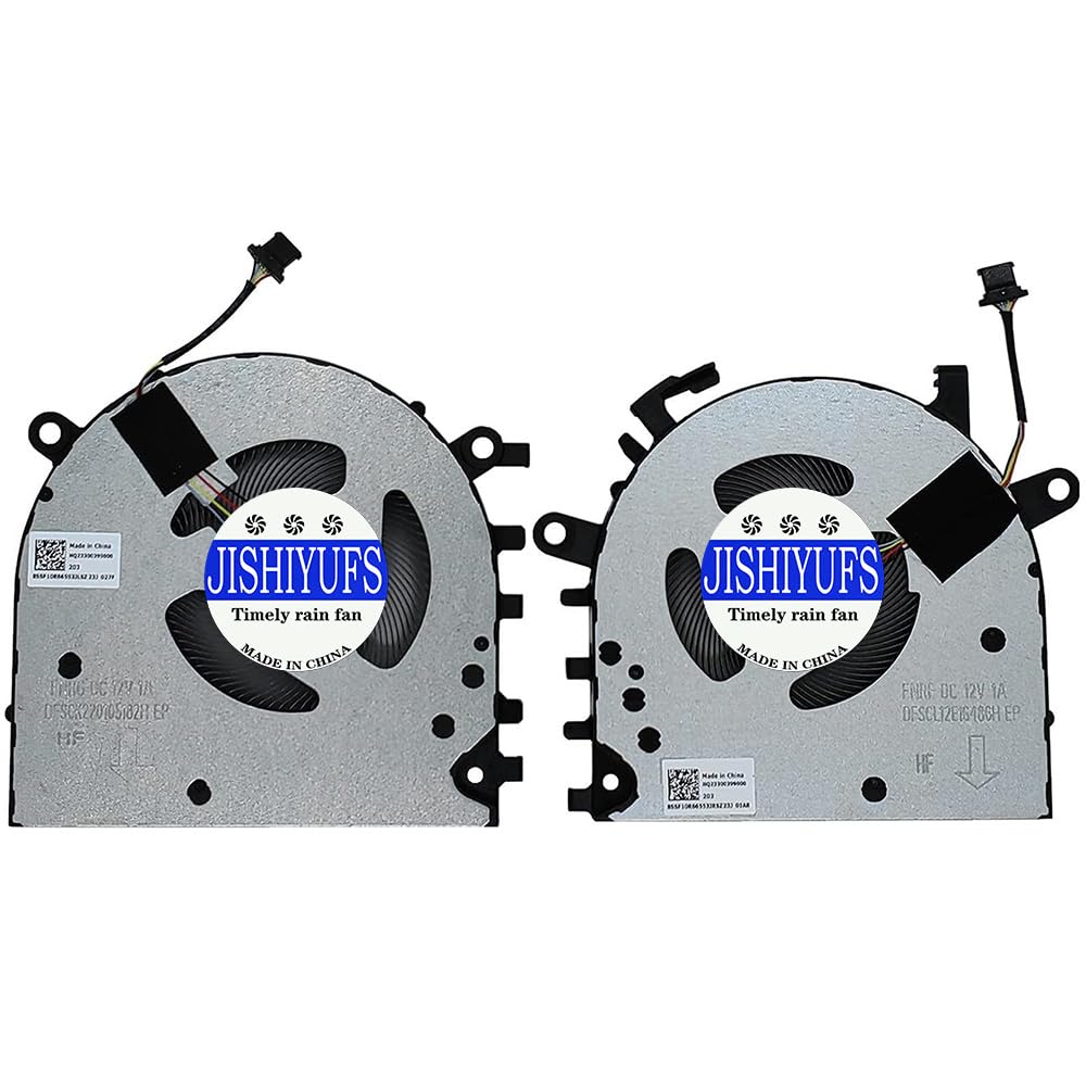 JISHIYUFS Replacement New CPU+GPU Cooling Fan for Lenovo XIAOXIN Pro 16 Yoga 16s 2021 Year Laptop DFSCL12E16486H FNRF DFSCK220105182H FNRG DC12V 1A