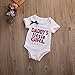 Mrs.Baker'Home 2 Styles Newborn Baby Girls Lovely Color Words Little Bow Short Romper Bodysuit (0-3 M, White)