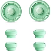 6PC Stride Pump Parts, 4pcs Duckbill Valves and 2pcs Diaphragm Compatible with Elvie Stride Pump, Replacement for Elvie Breast Pump Parts, Breastfeeding Essentials Accessories