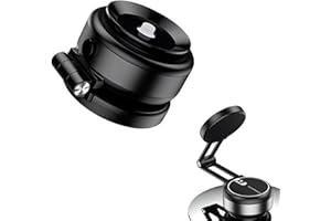 Scazu Nixive Phone Holder, Nixive Magnet Phone Holder MagGripN’Go 360, 2025 New Double-Sided Electric Vacuum Magnetic Car Phone Mount (Black)