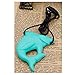 Slaxry Baby Silicone Teether Shark Pendant Necklace Teething Pacifier Tool Toy Soother for kids, Green
