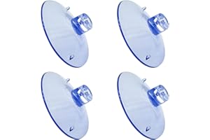 WishLotus 4pc Suction Cups, PVC Suction Cup for Cat Window Perch, Thickened Suction Cup Replacement for Cat Window Hammock Pe