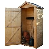 mini wooden store small outside storage unit with shiplap