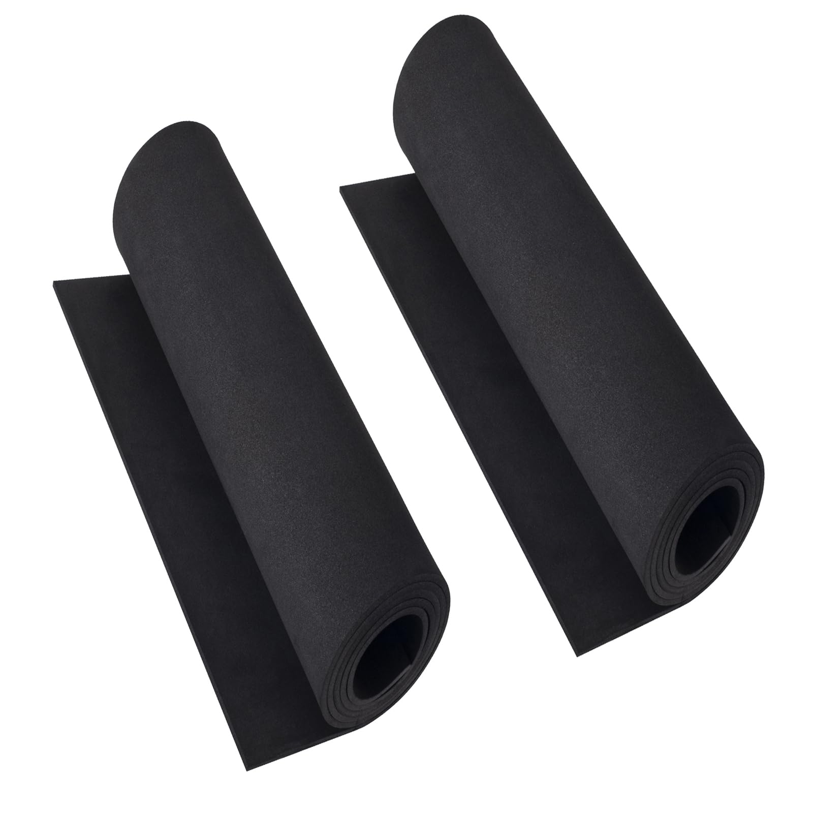 2-Pack Black Eva Foam Cosplay Sheets roll, Premium eva Craft Foam 2mm Thick, 13.5