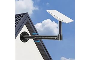LUFECHO Starlink Long Wall Mount, Adjustable Starlink Mounting Kit with Starlink Mount Adapter, Compatible with V2 Dish, StarLink Pole Mount, Starlink Roof Mount for Starlink Internet Kit Satellite