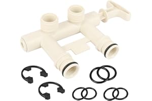 TERGTIRY Water Softener Bypass Valve with Threaded Connections 7370286 Fit for Morton M20, M27, M30, MC30, MHY Etc and for Ecopure EP3