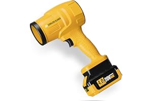 Cordless Leaf Blower Compatible with DEWALT 20V Max Battery, 125-MPH 430-CFM Handheld Electric Dust Blower, Battery Powered L