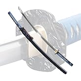 ZJLQYS Real Sharp Japanese Katana Sword Real Full Tang 1060 High Carbon Steel Katana Handmade Practice Samurai Sword 40.9 in,Suitable for Collection,Training,Display,Decoration