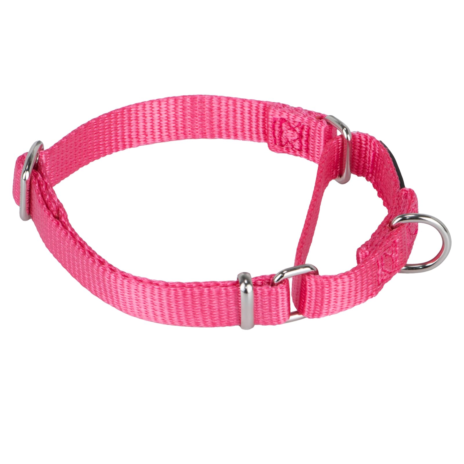 Hyhug Heavy Duty Nylon Anti - Escape Martingale Dog Collar for Large Medium Small Boy and Girl Dogs - Walking Training Daily Use. (Small, Candy Pink) — image 1