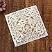 Laser Cut Invitations 50 Pack FOMTOR Laser Cut Wedding Invitations Card Kit with Blank Printable Paper and Envelopes for Wedding,Birthday Parties,Baby Shower (White)