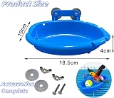 cakefly Bird Bath Tub for Small Birds Budgie Parrot Cage Cage Accessories view 2