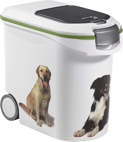 Curver Contenedor Alimentos 12 Kg con ruedas Perros: Amazon.es: Productos para mascotas