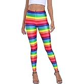 HDE Trendy Design Workout Leggings - Fun Fashion Graphic Printed Cute Patterns