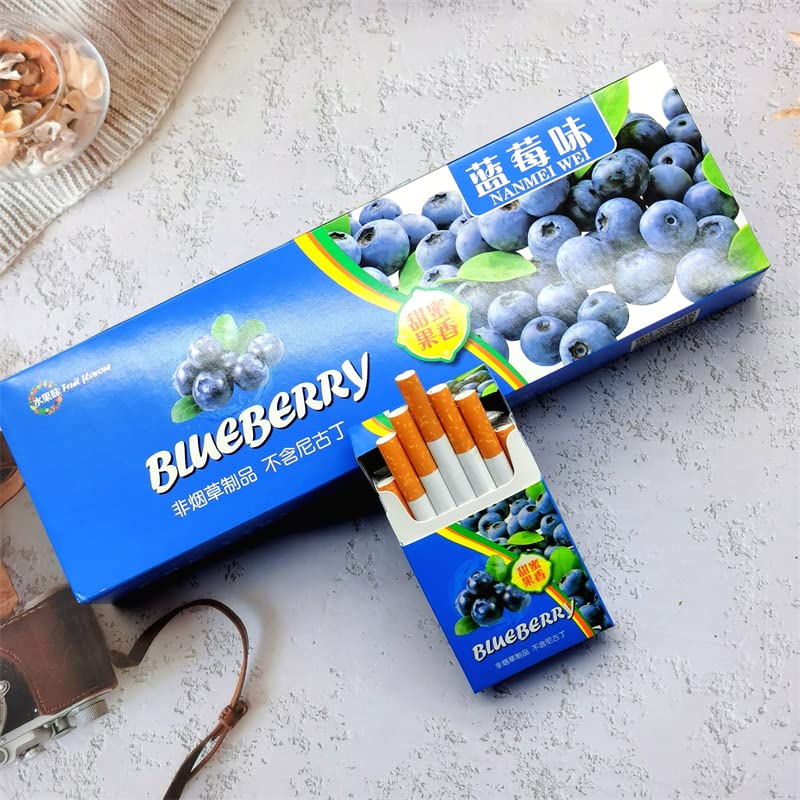 Green Tea Herbal Cigarettes Menthol Fruit Tea Smoke, Black Tea Jasmine Tea  Chinese Herbal Cigarettes Tobacco-Free Nicotine-Free, Cigarette Substitutes  (Blueberry Tea, 2 Pack) in Saudi Arabia