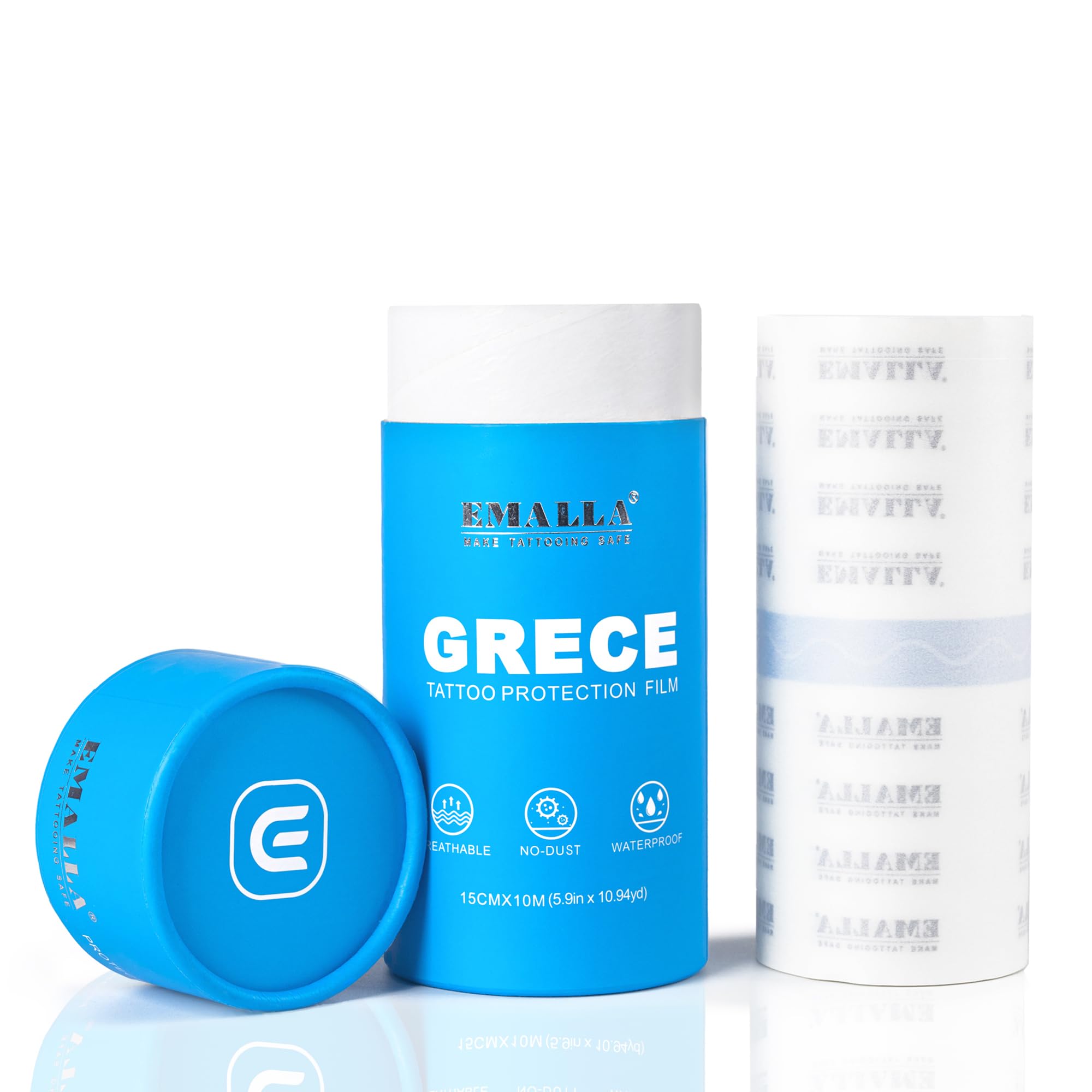 LEAYOKA Tattoo Film - Waterproof Tattoo Cover Up - 15cm x 10m Roll - Transparent - All Ages