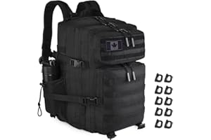 R.SASR 45L Military Tactical Backpack, Molle Backpack, Hiking Daypacks