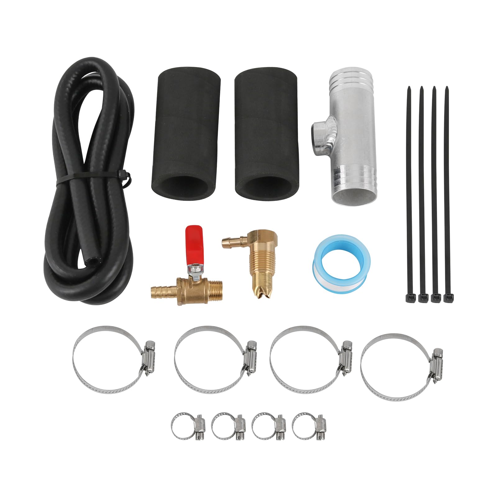 Photo 1 of Auxiliary Fuel Tank Install Kit Diesel Installation Kit Compatible With 1999-2024 Ford 1999-2012 Dodge 2011-2022 Chevy/GMC, Gravity Fueled Auxiliary Fuel Tank With 1 1/2" Fill Line Replace# 11025