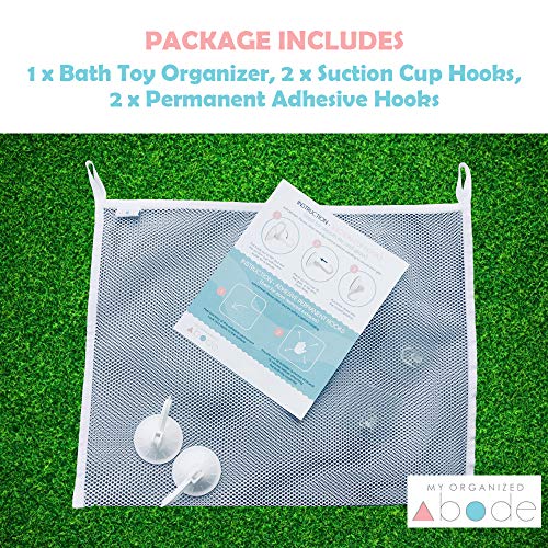 4 Bath+Toy+Organizer+Suction+Adhesive