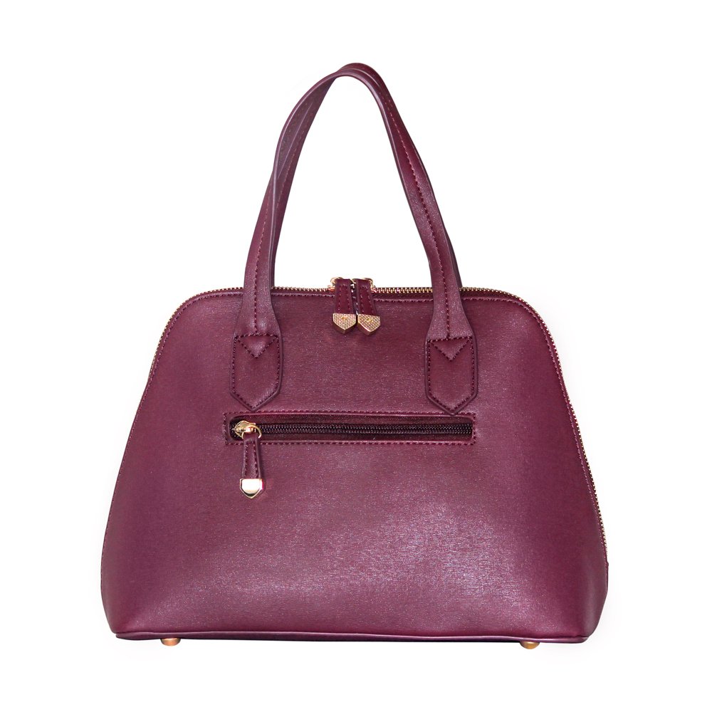 caprese toni women's satchel (maroon) ()