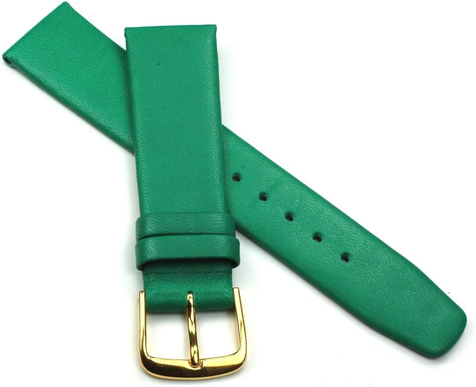 18 mm Calf Genuine Leather Watch Band for Women in Different Fashion Colours Handmade in Germany
