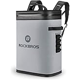 ROCKBROS Backpack Cooler Leak-Proof Soft Sided Cooler Waterproof Insulated Backpack Cooler Bag 36 Can Soft Cooler for Camping Fishing Party Outdoor Adventure Picnic