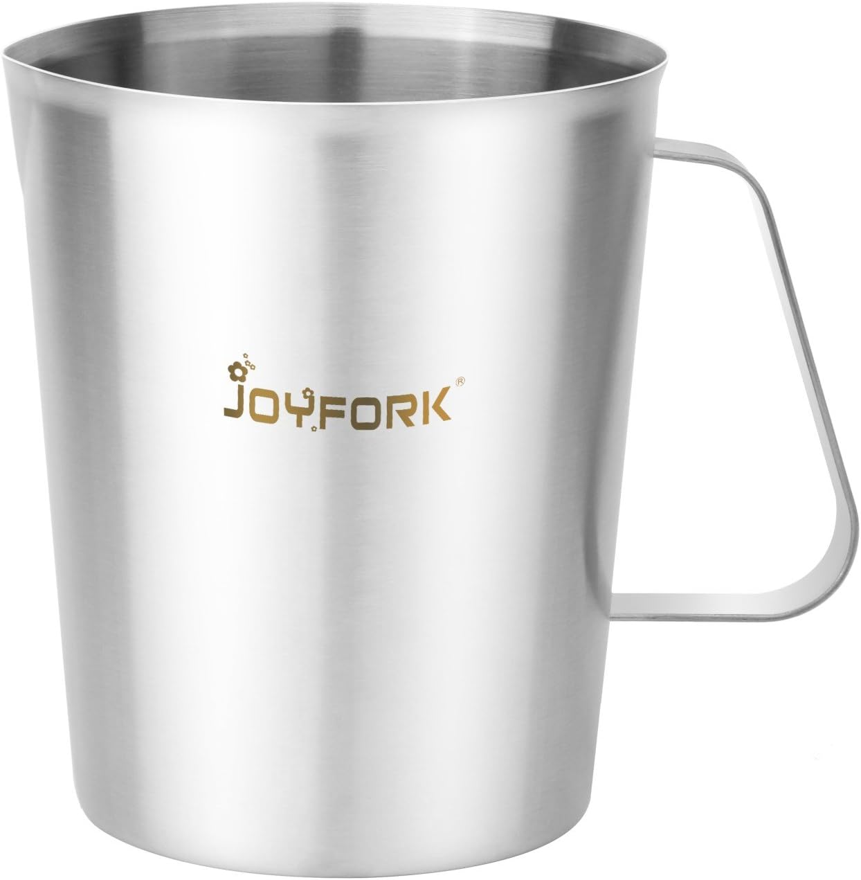 JoyFork Milk Frothing Measuring Pitchers, Stainless Steel Espresso Coffee Pitcher With Measurement Marking Jug, Milk Frother Cups For Perfect Latte and Cappuccions 1500ml