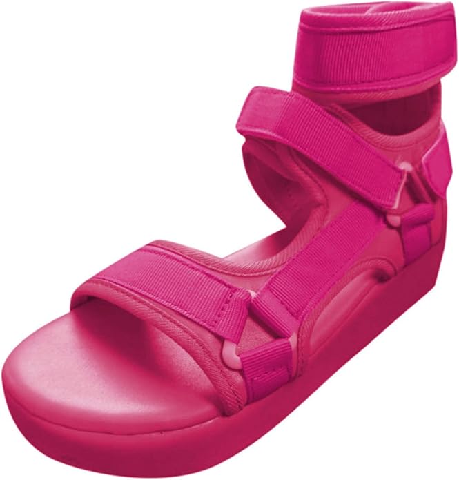 velcro open toe platform sandals