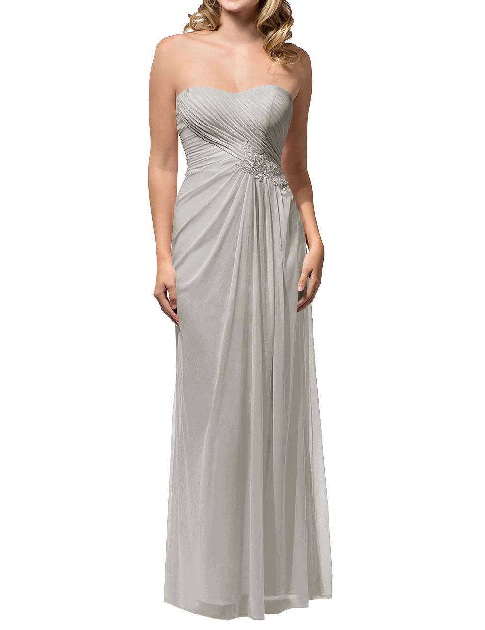 Bridesmaid Dress Aline Evening Dress Long Bridesmaid Gowns Sweetheart Prom Dress