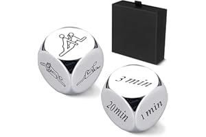 kykake 2Pcs Date Night Dice for Couples Graduation Gifts 2025 for Boyfriend Girlfriend Decision for Men Women Funny Couple Dice Games New Year's Gift for Wife Husband Birthday for Her Him