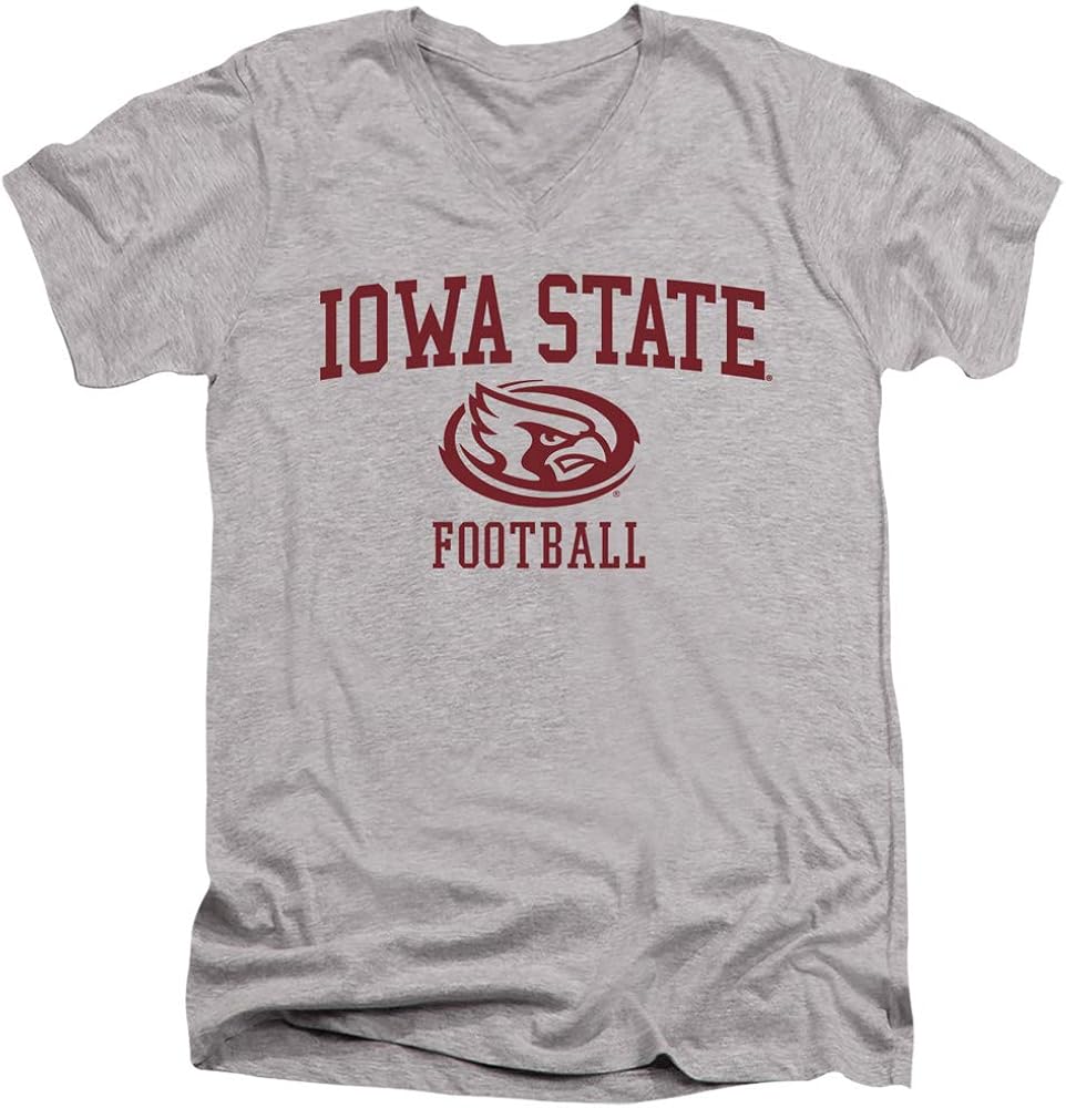 Iowa State University Official Football Unisex Adult VNeck