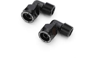 Redrock Performance 3/4 inch Equal Elbow Fitting Elbow 90° Fitting, Tubing fitting for 3/4" (25mm OD) Tubing System with 3/4" Male NPT Thread,2 Pack