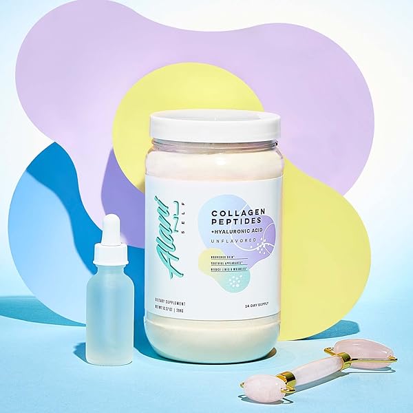 ALANI NU COLLAGEN PEPTIDES POWDER UNFLAVORED | 18G PROTEIN | SUPPORTS BONE, SKIN AND NAIL HEALTH | COLLAGEN FOR WOMEN | 80MG OF HYALURONIC ACID | GLUTEN FREE | SUGAR FREE | 14 SERVINGS