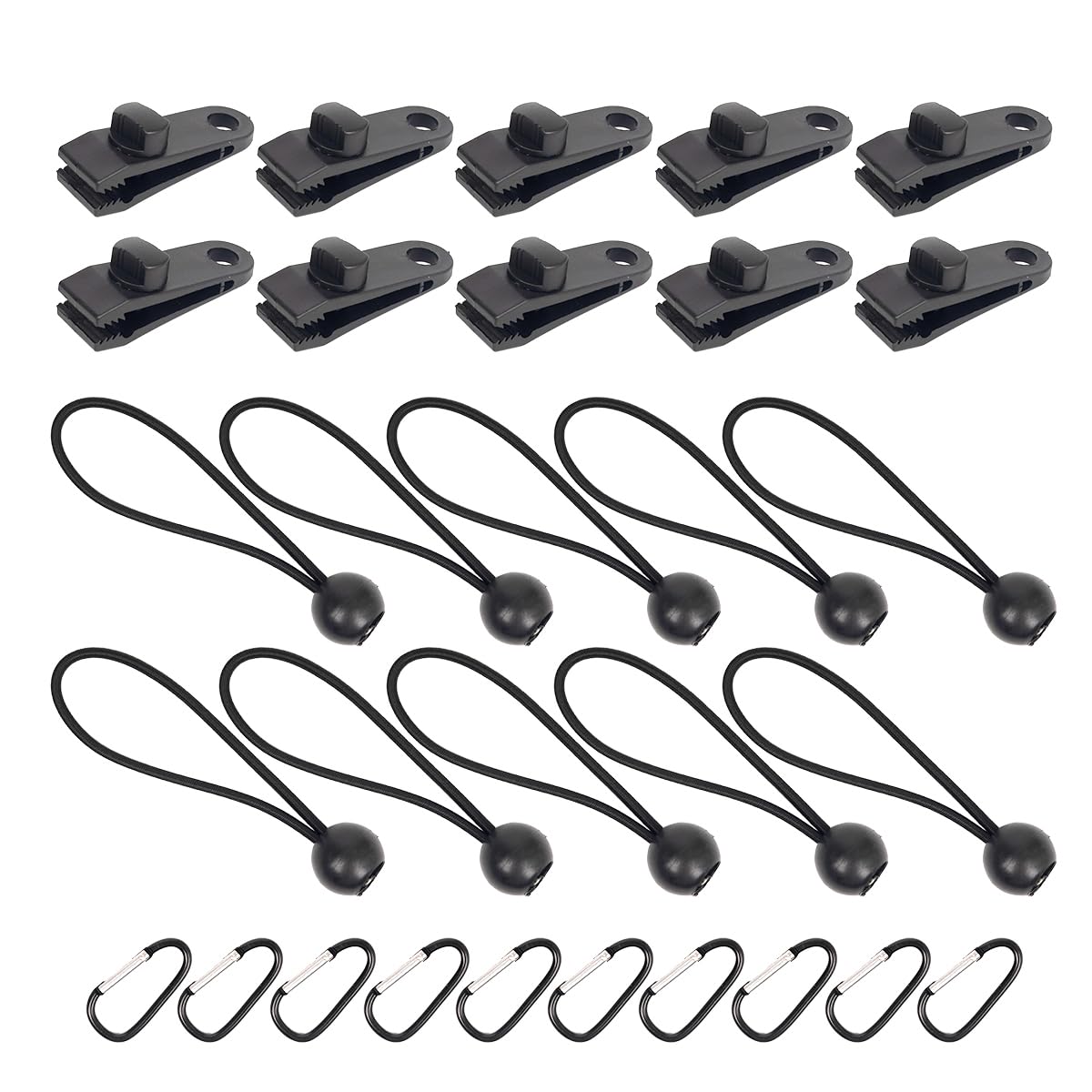 Sgehai 10 pcs Tarp Clips,tarpaulin clips,Tent Clips