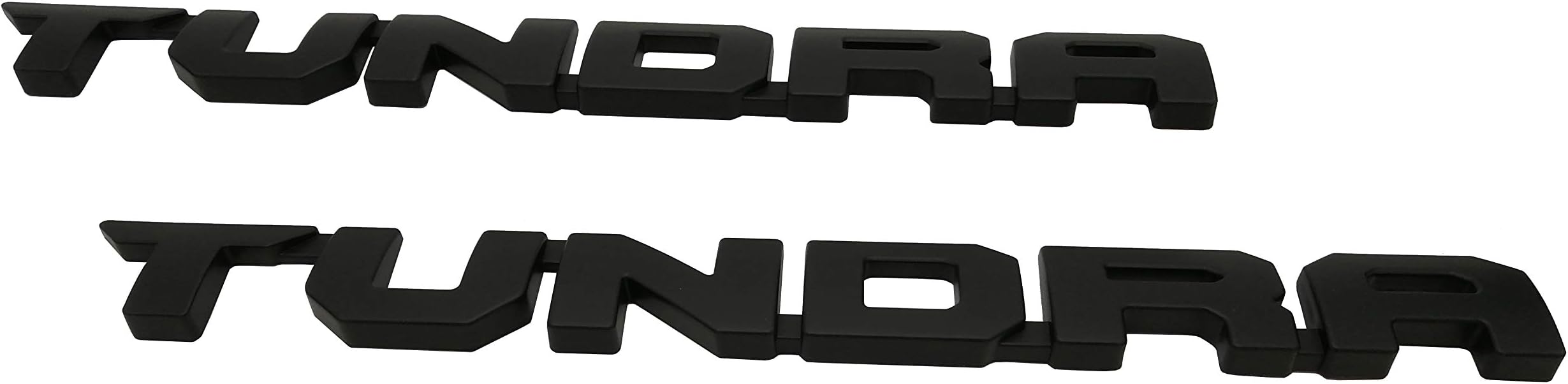 Tundra Door Emblem Sticker Badges For 2013-2018 SR51974 TRD PRO, 2 PCS, Matt Black